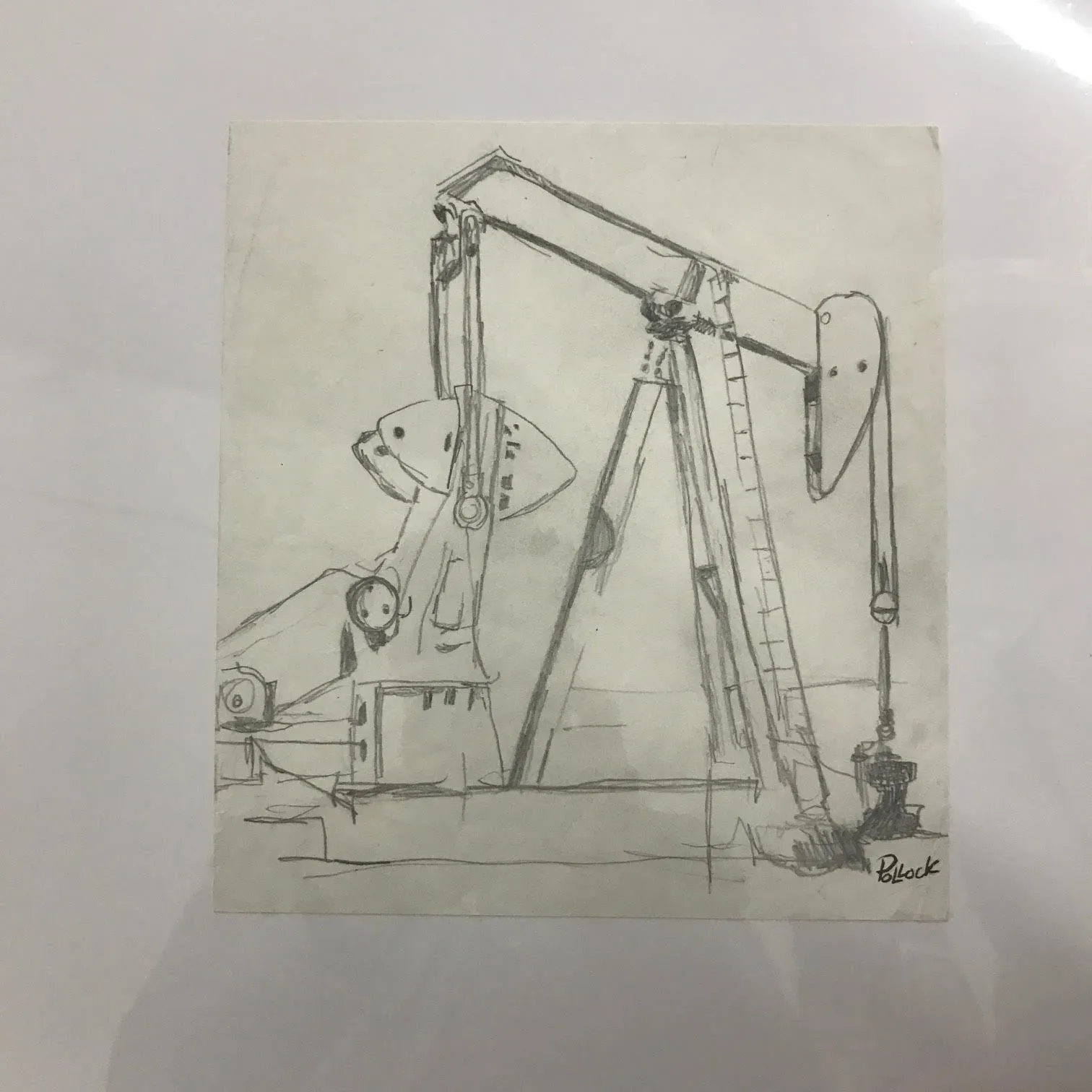 '09 Oil Rig OG Pencil Sketch