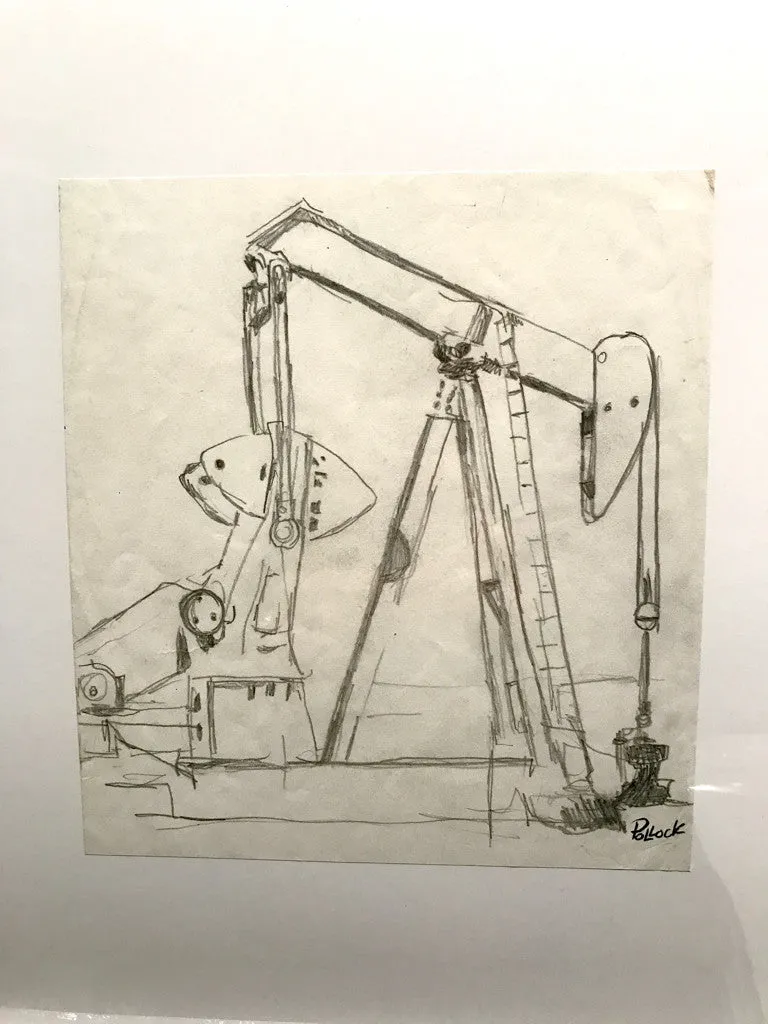 '09 Oil Rig OG Pencil Sketch