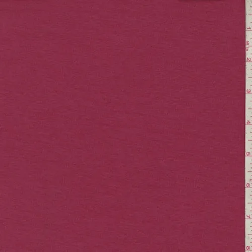 1 1/8 YD PC-Cranberry Double Knit Fabric