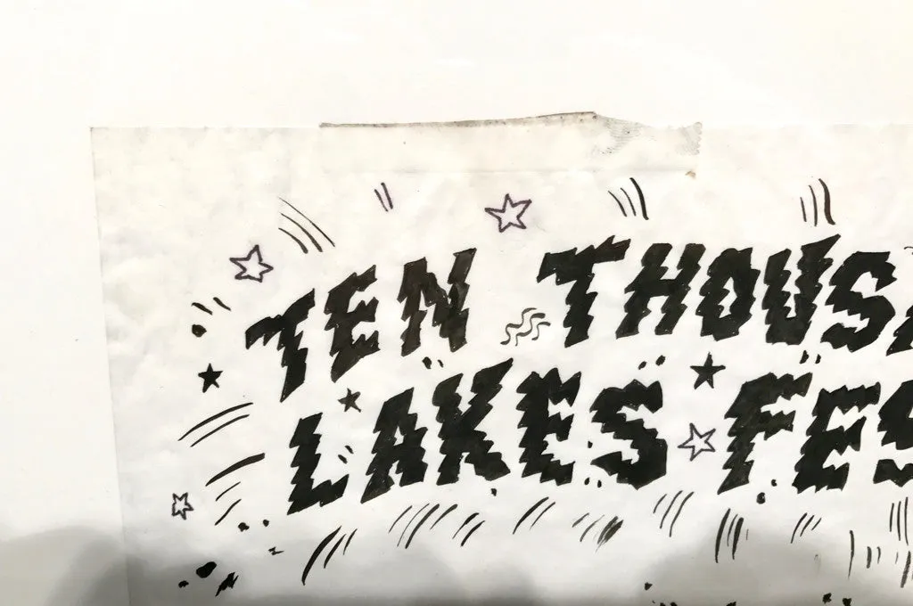 10,000 Lakes '08 firework b&w OG marker concept sketch