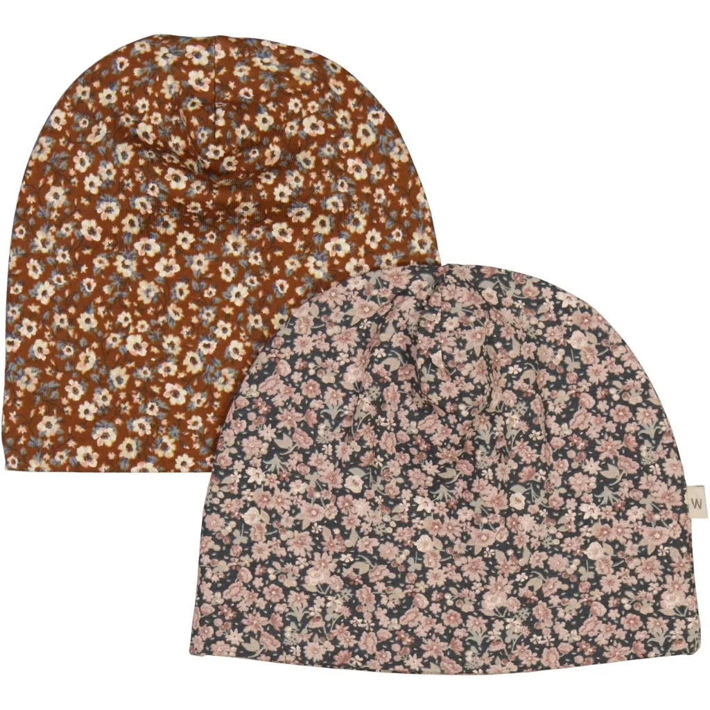 2 Hat Soft Aidan - multi flowers