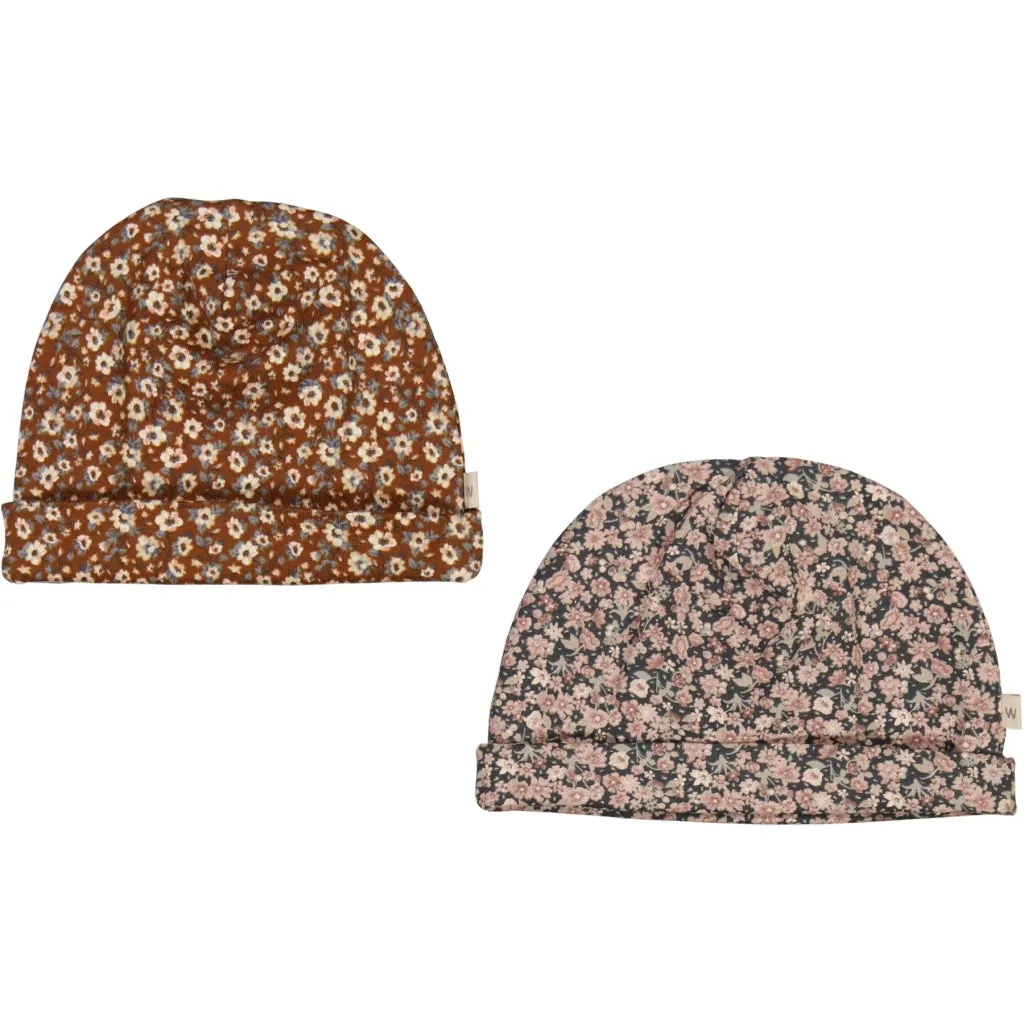 2 Hat Soft Aidan - multi flowers