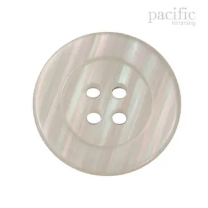 4 Hole Ivory Polyester Faux Pearl Button 120442PL