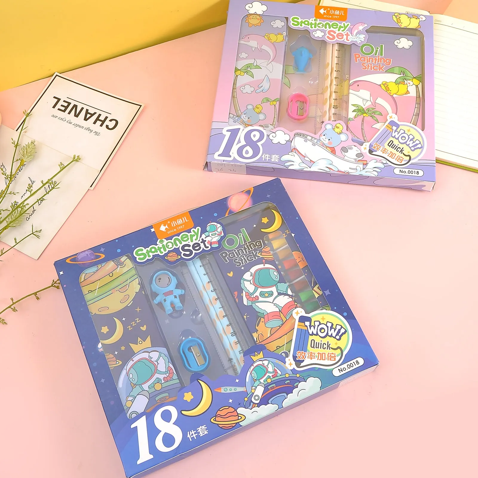 7 in 1 Stationery Combo Set.(Mini Gifting Set)