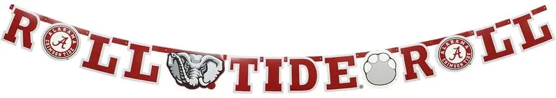 Alabama Roll Tide Party Banner