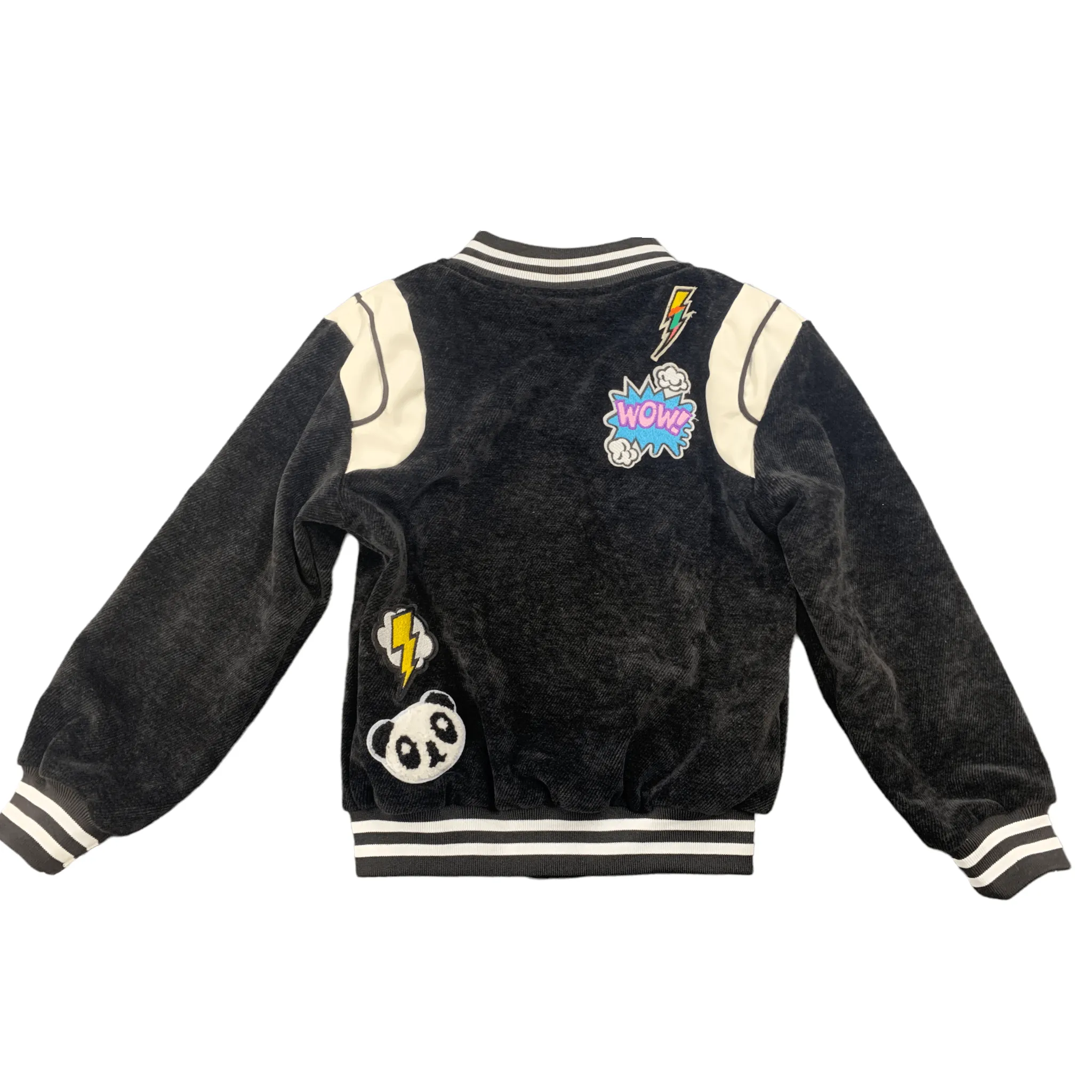 All About The Patch Varsity Patch Bomber