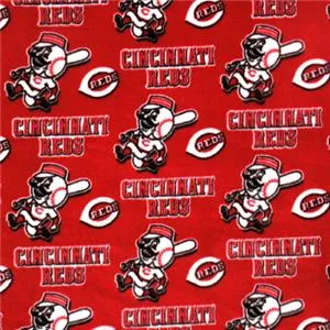 Anti-Pill Cincinnati Reds Fleece B407 "LAST PIECE MEASURES 3 YARDS"