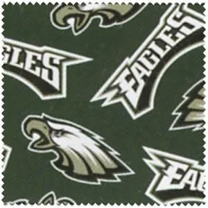 Anti-Pill Philadelphia Eagles Fleece B541 "LAST PIECE MEASURES 2 YARDS 23 INCHES"