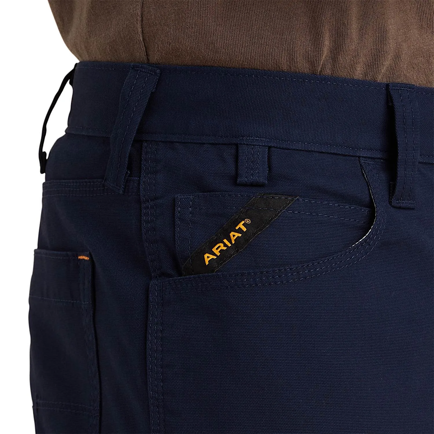 Ariat Mens Rebar DuraStretch Made Tough Short Navy