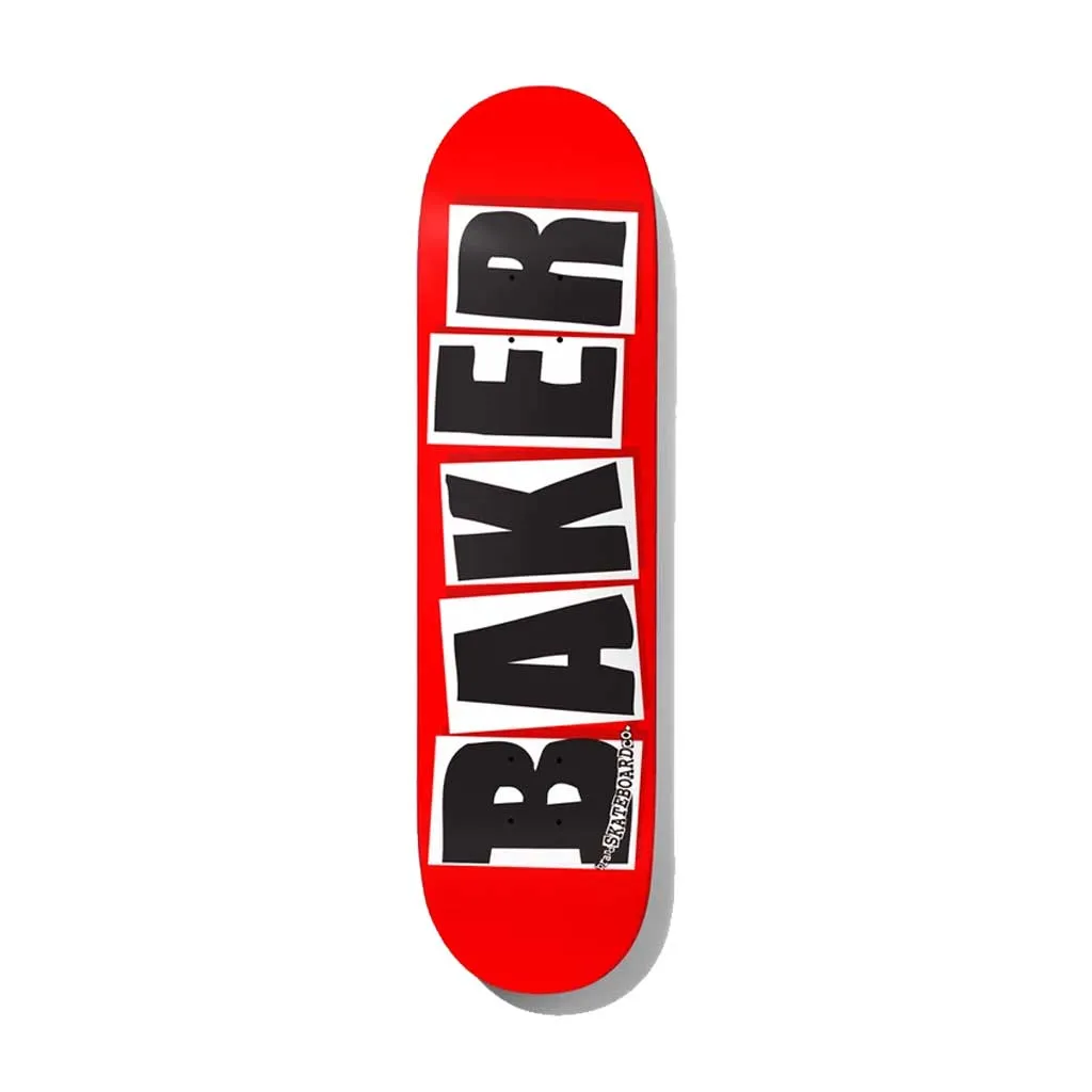 Baker Brand Logo 8.3875" Deck - Red