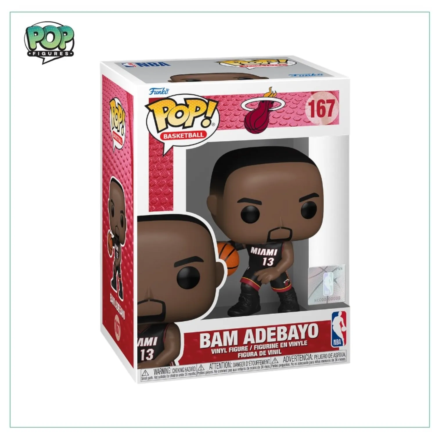 Bam Adebayo #167 Funko Pop! - Miami Heat - NBA