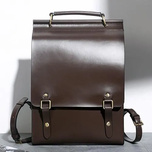 Best Brown Leather Womens Satchel Backpack Best Laptop Leather Black School Backpacks for Women