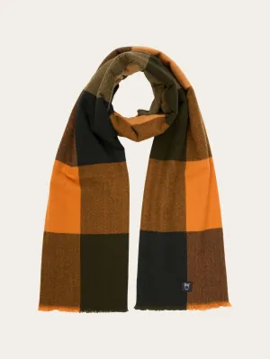 Big check scarf - Desert Sun