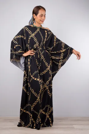 Black Kaftan Dress