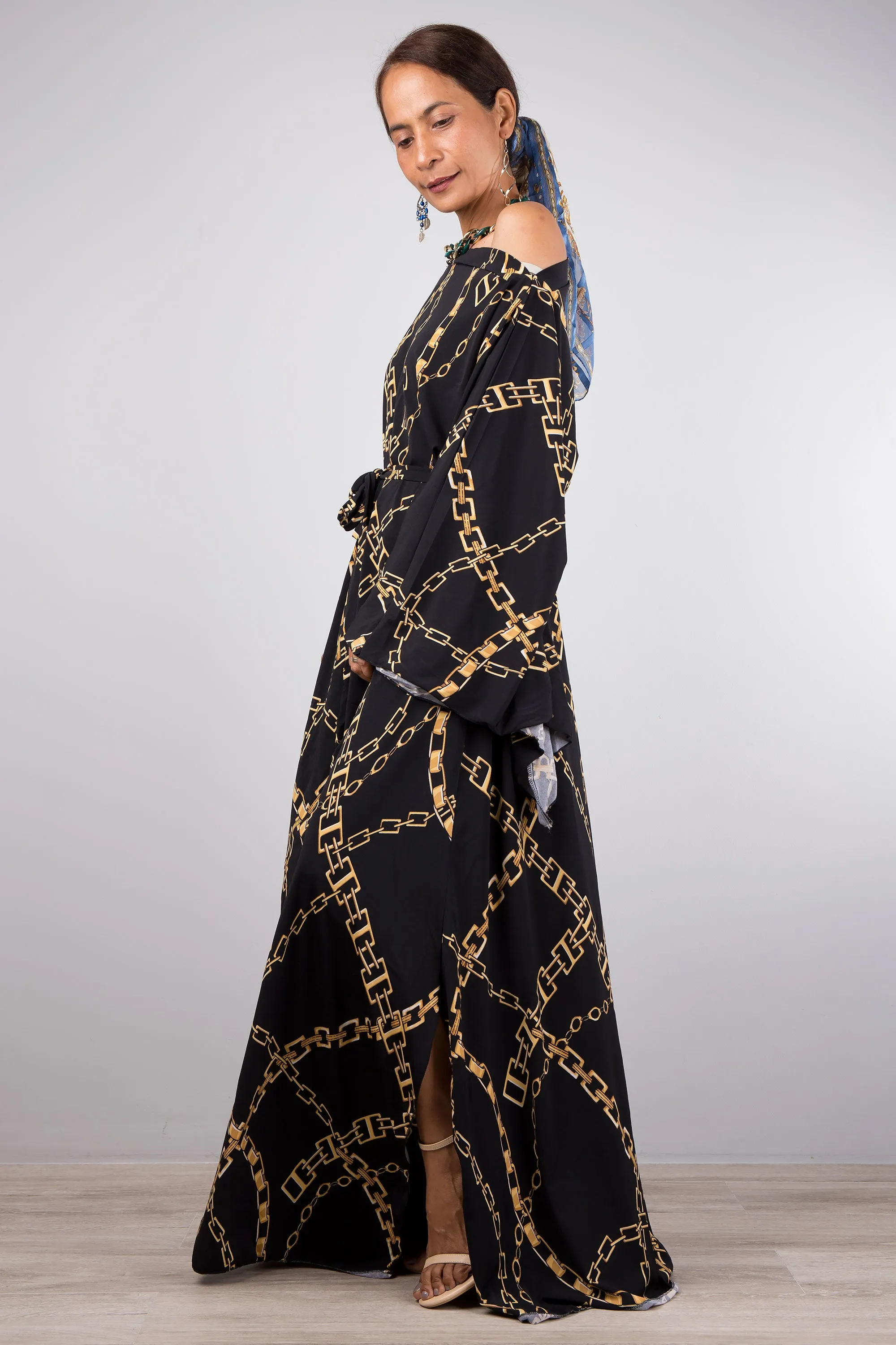 Black Kaftan Dress