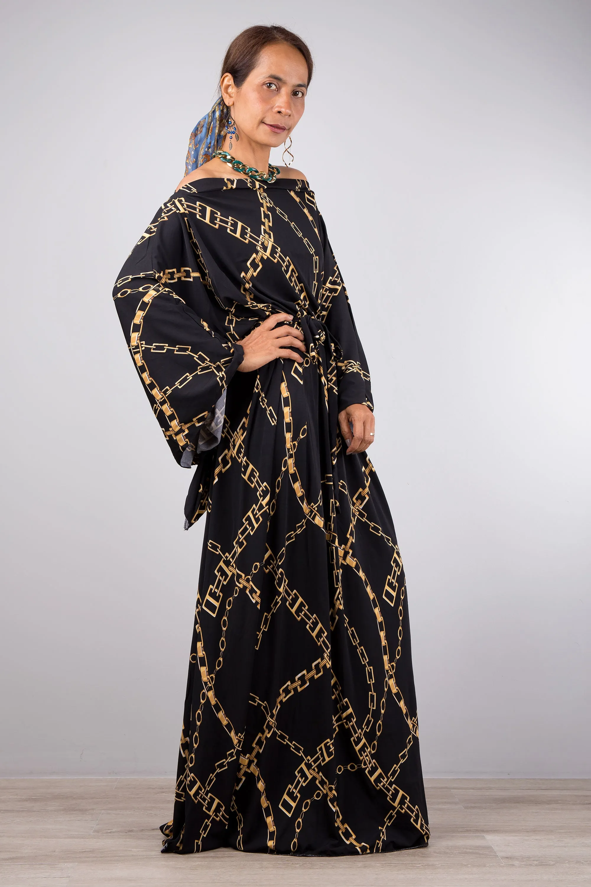 Black Kaftan Dress