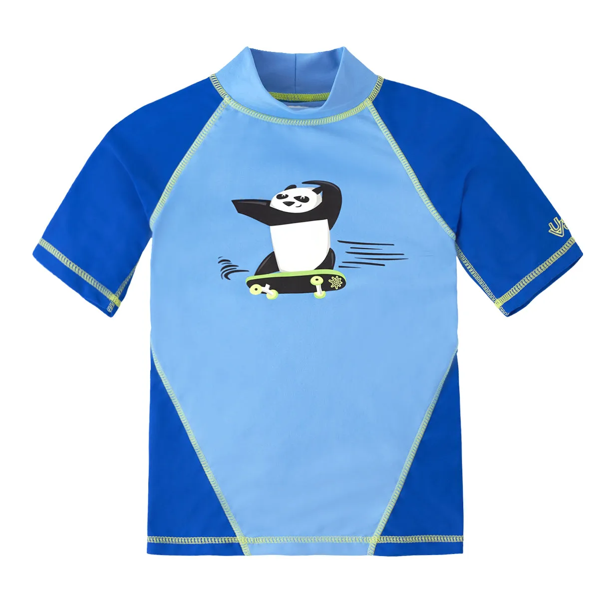 Boy's Short Sleeve Sport Sun & Swim Shirt