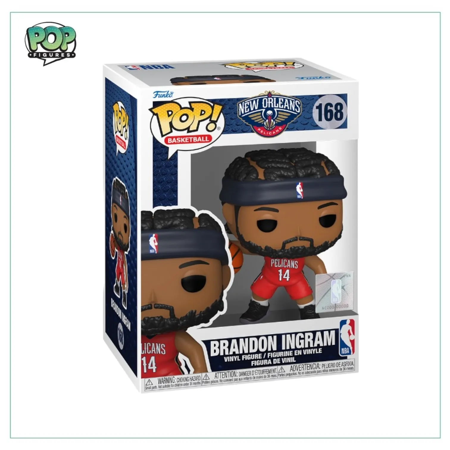 Brandon Ingram #168 Funko Pop - New Orleans Pelicans - NBA