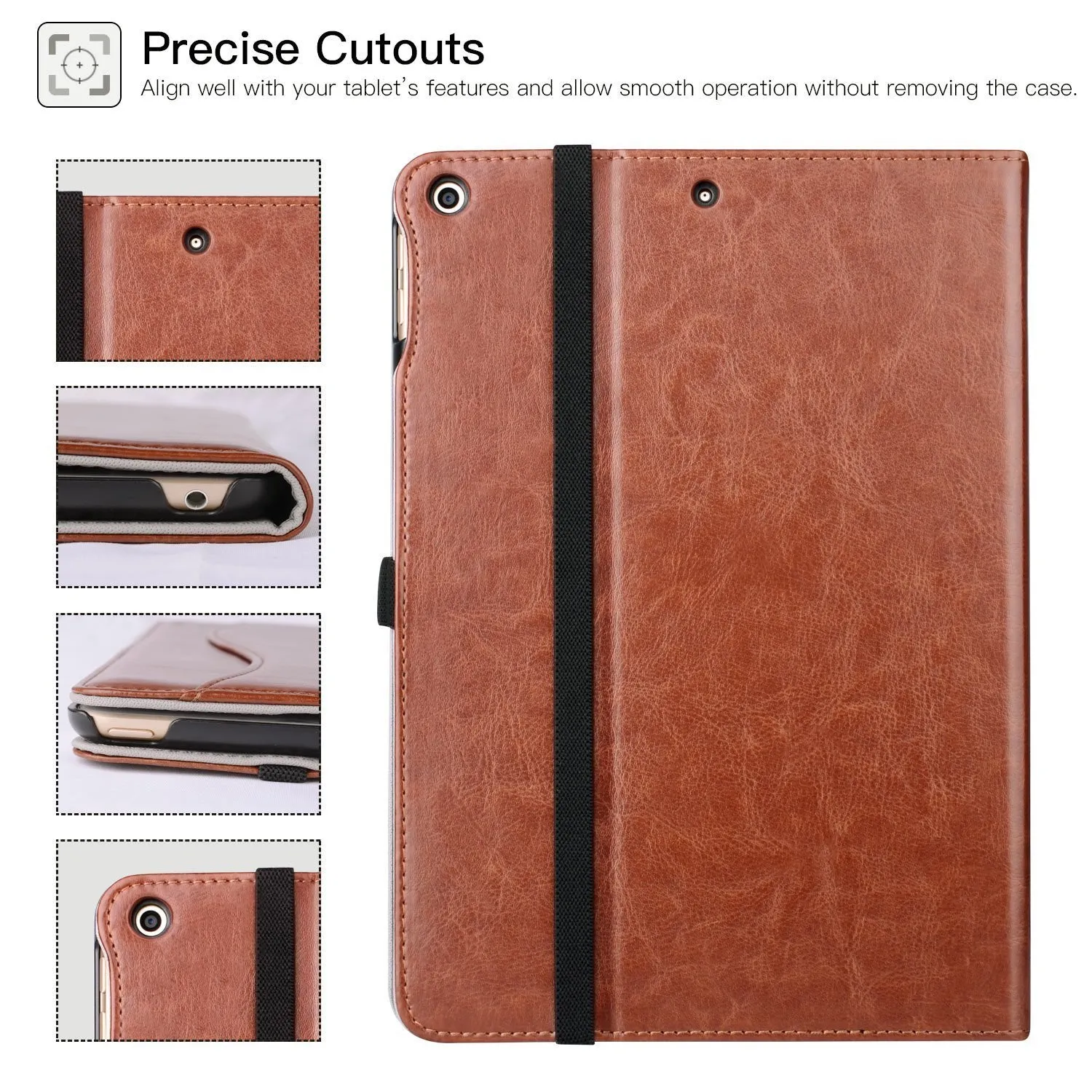 Brown Leather Case (2017/2018) - iPad 9.7