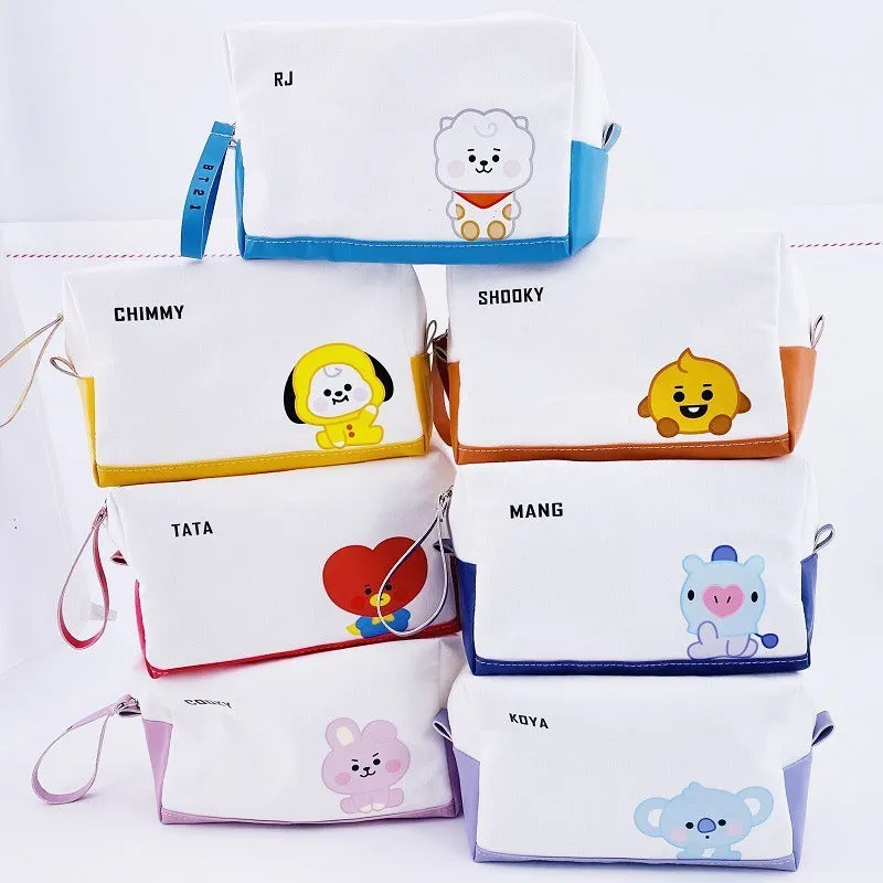 BTS BT21 Canvas Pencil Case