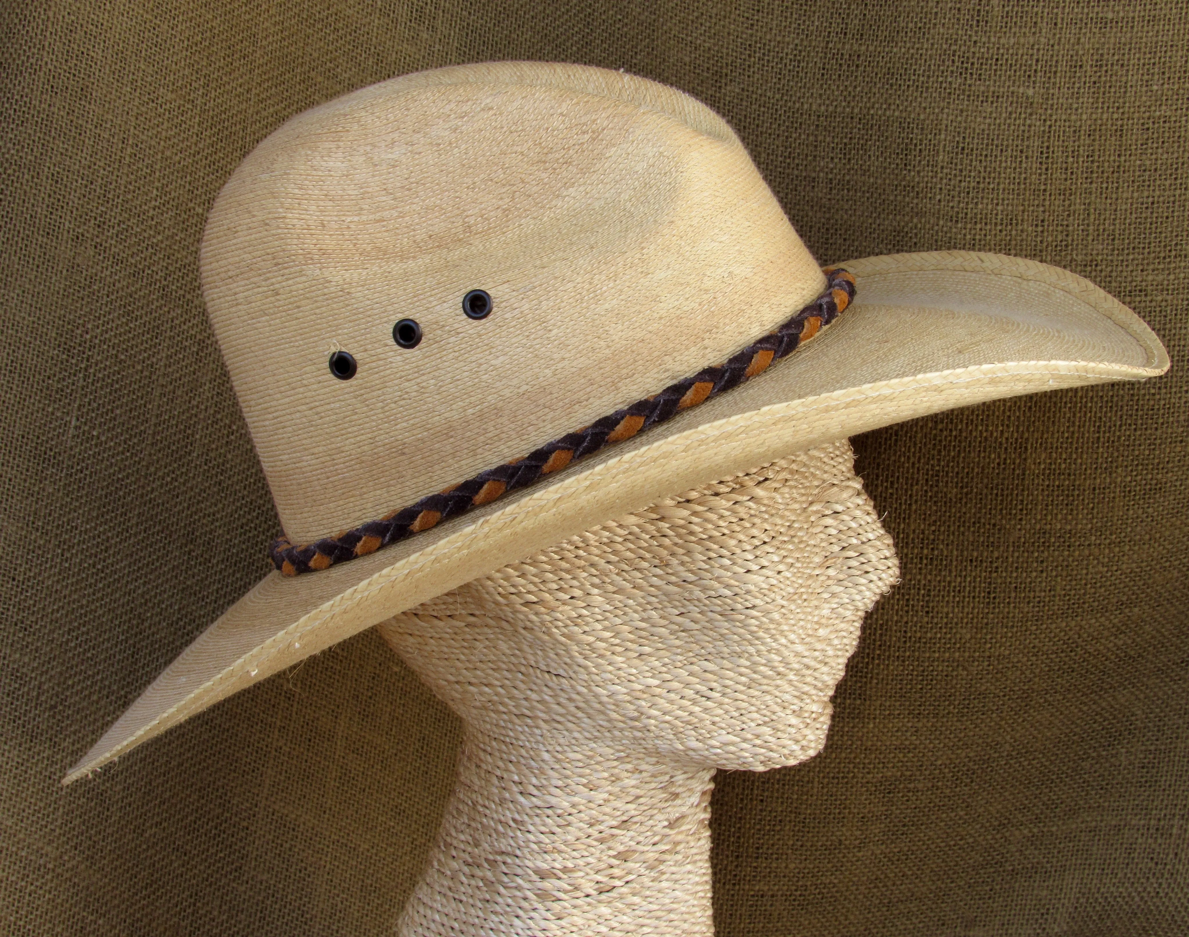 Charro Handwoven Palm Cowboy Hat