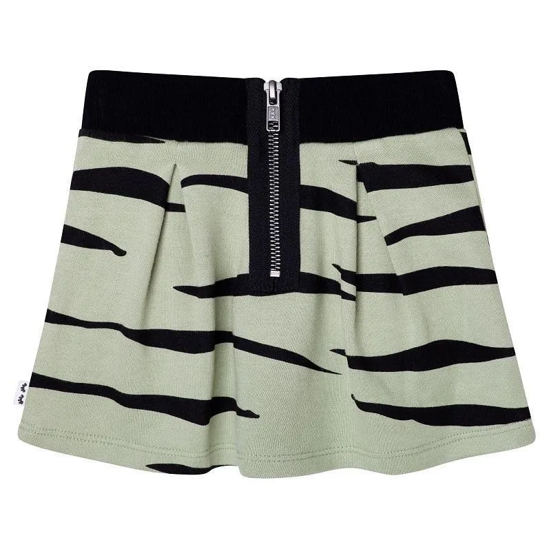 Chi Khi Millie Belle Skirt - Khaki Zebra