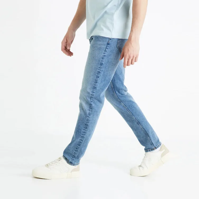 CL - Men 'Bleached' Tapered Slim Stretch Jeans CL584