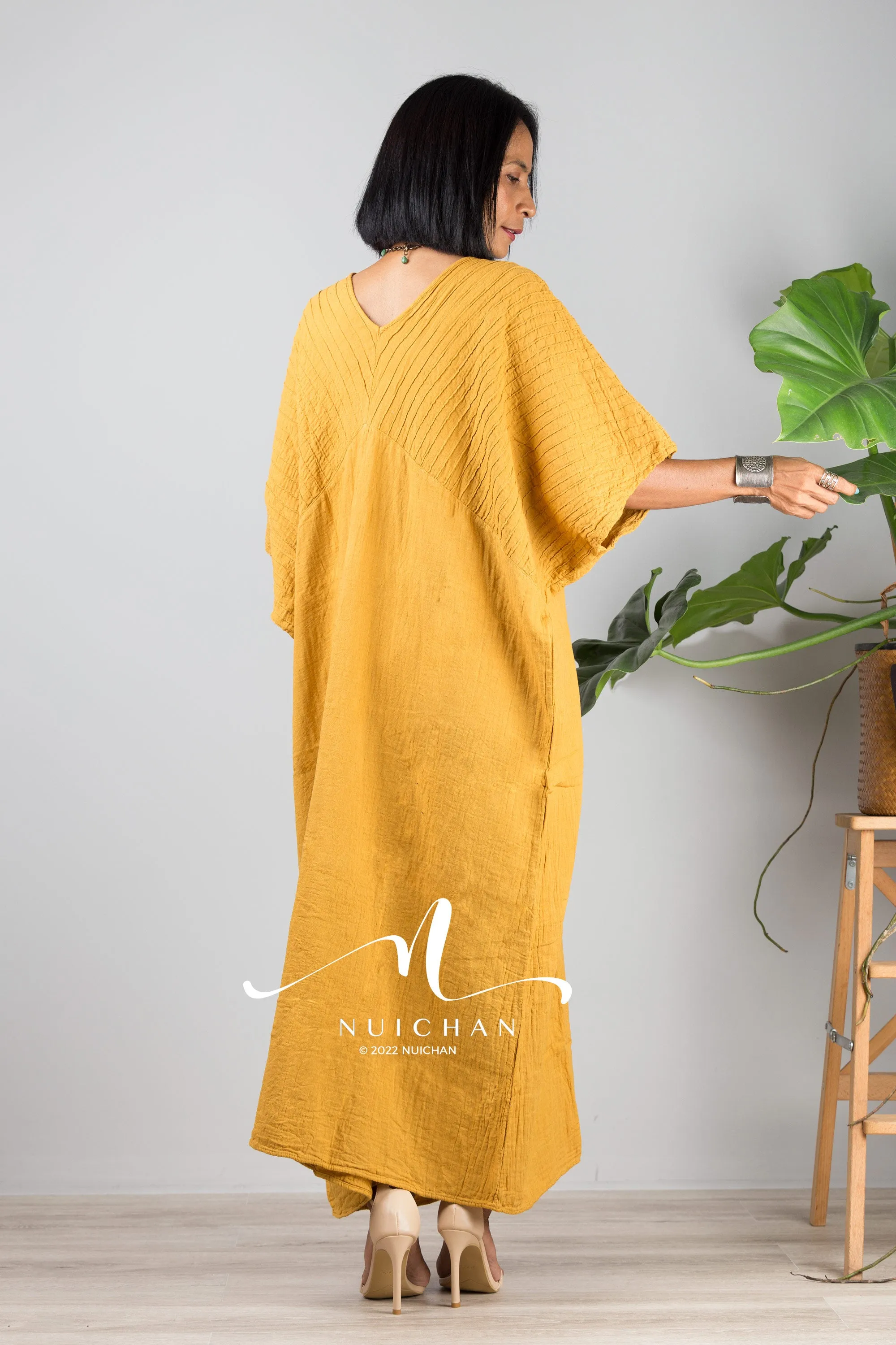 cotton kaftan dress