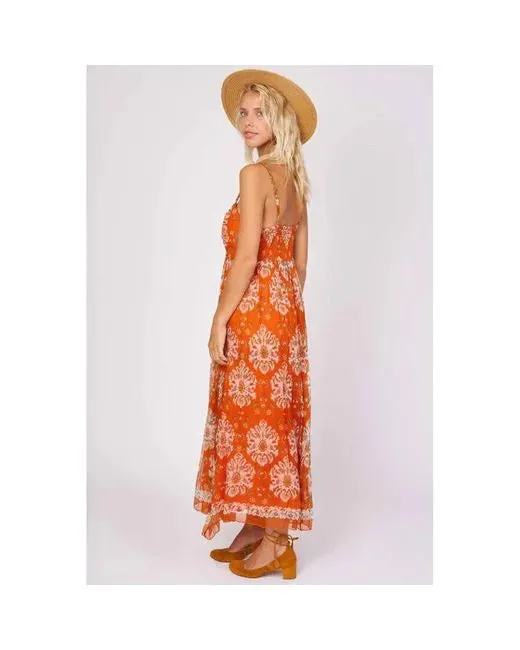 Crecelle Dress- Orange