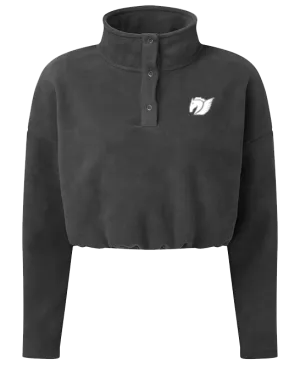 Cropped Fleece - Charcoal