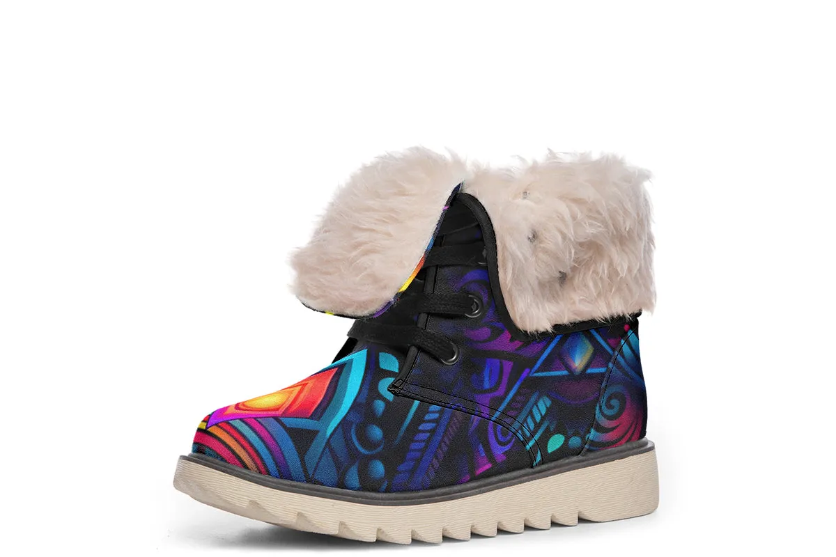 Cyber Lights Moon Boots