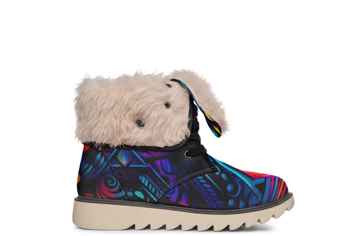 Cyber Lights Moon Boots