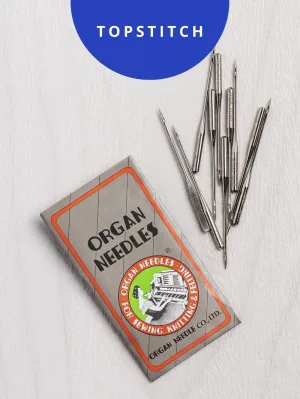 Denim   Topstitching Organ Sewing Machine Needles - 10 pack