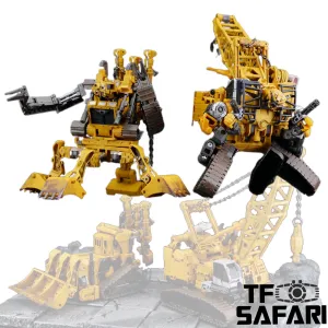 Devil Saviour (BombusBee) DS-07 / DS-08 Paranoider / Bomber  (Hightower and Bulldozer of ROTF Devastator Constructicons) 18cm / 7" 2 in 1 set