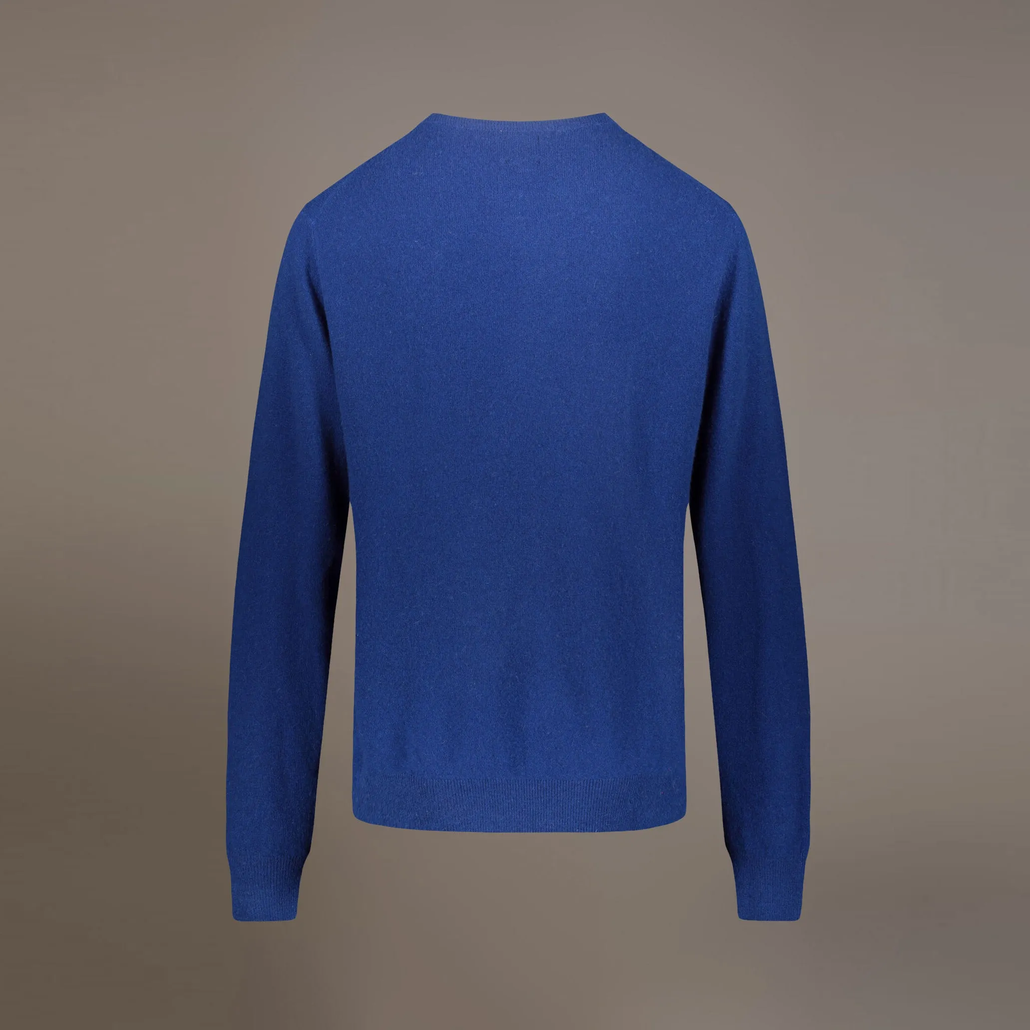 Doppelganger - Men 'Blue' Lambswool Blend Crew Neck Sweater D301