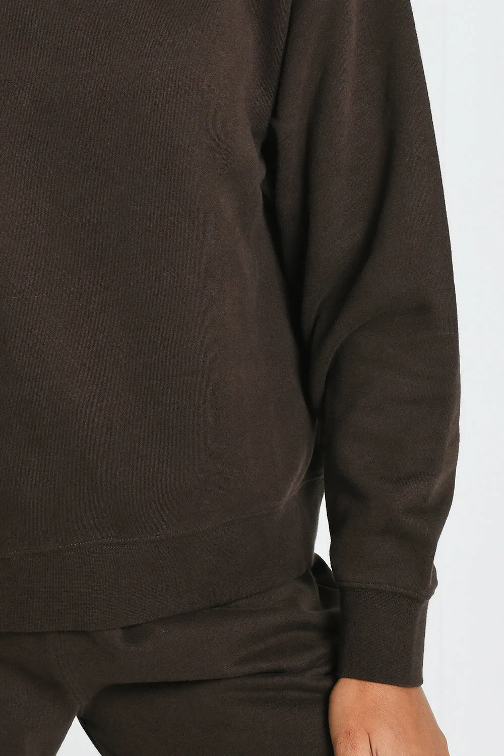 Everyday Comfy Sweatshirt - Espresso Brown