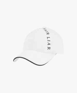 FAIRLIAR Men's Perforated Point Cap - White