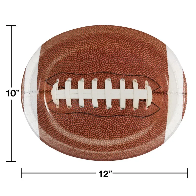 Football Buffet Plates