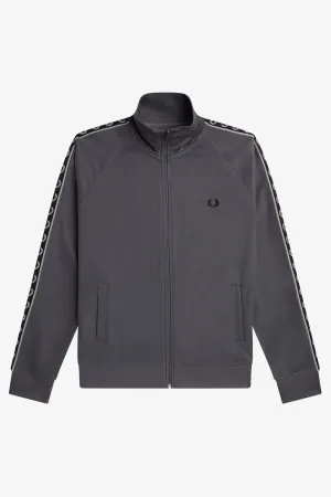 Fred Perry Taped Track Jacket Gunmetal