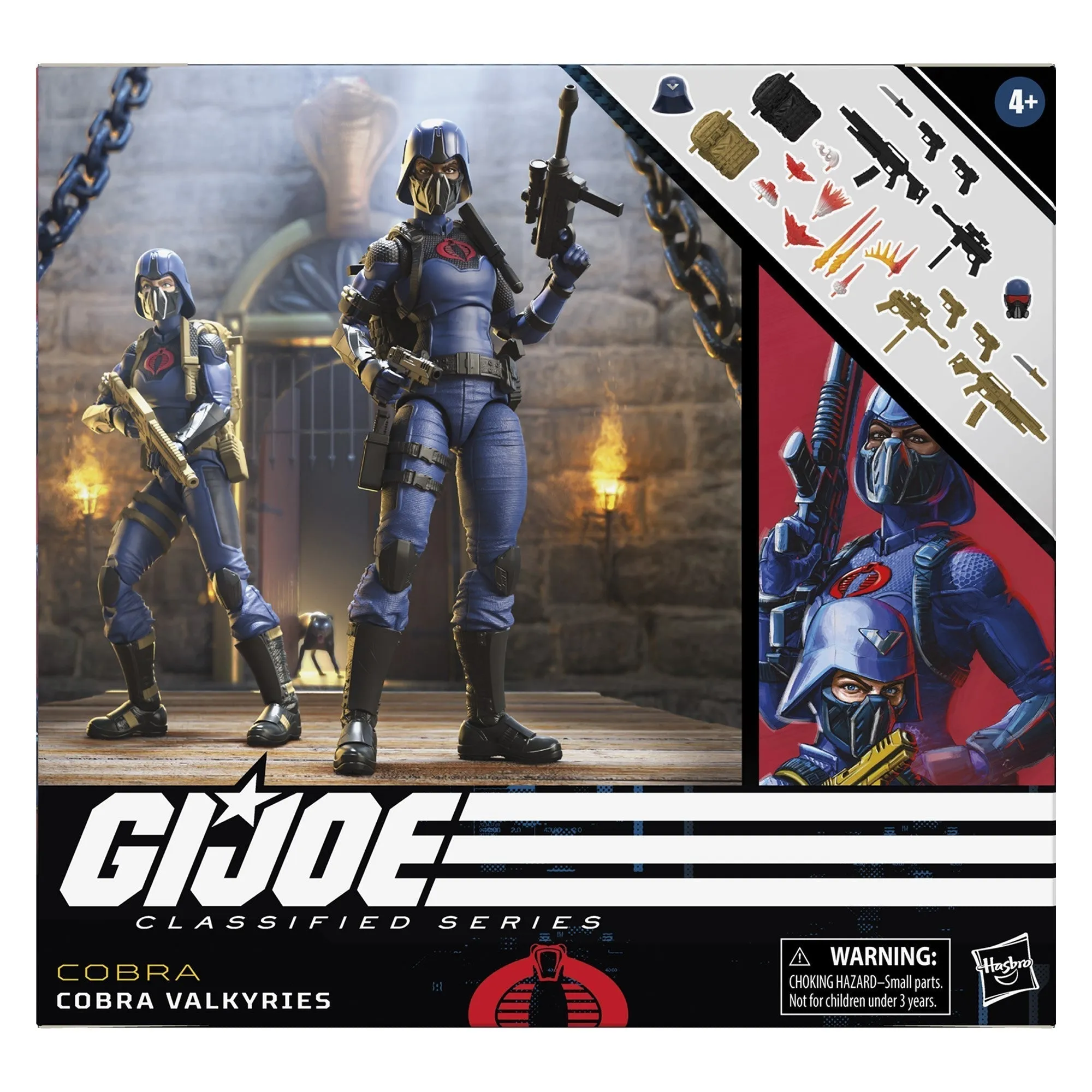 G.I. Joe Classified Series Cobra Valkyries Figures, 68