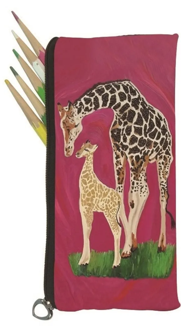 Giraffe Kitten Pencil Bag- Full Circle