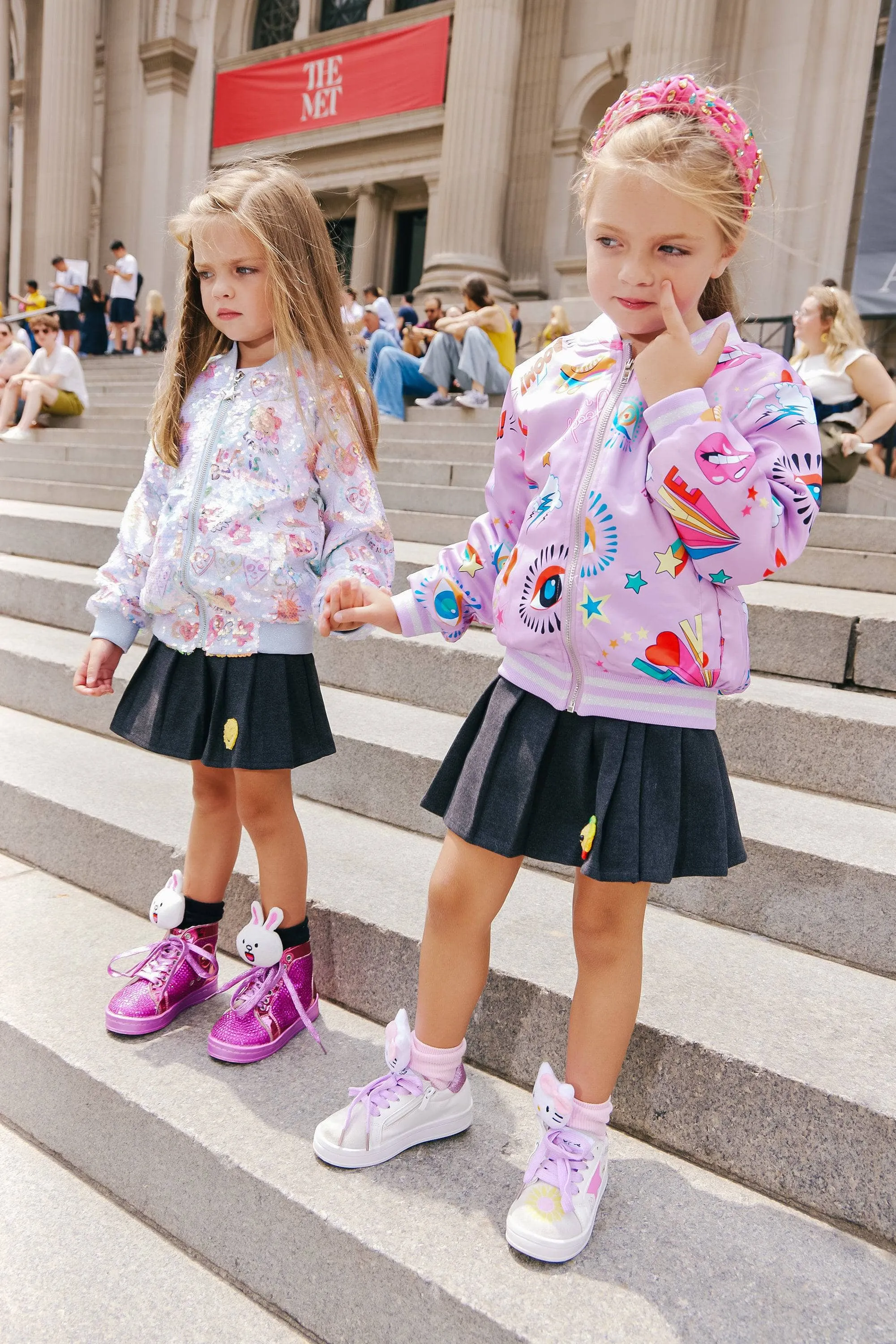 Good Vibes Sticker Satin Bomber