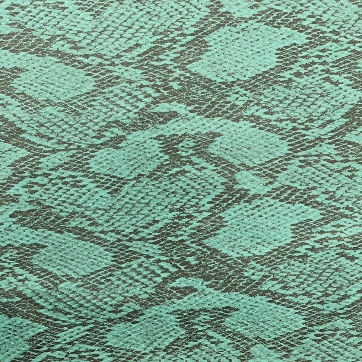 Green Piuma Snake Skin Vinyl Fabric