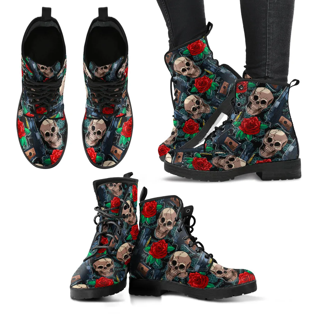 GUNS AND ROSES BOOTS - FREE SHIPPING WORLDWIDE