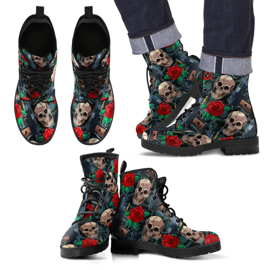 GUNS AND ROSES BOOTS - FREE SHIPPING WORLDWIDE