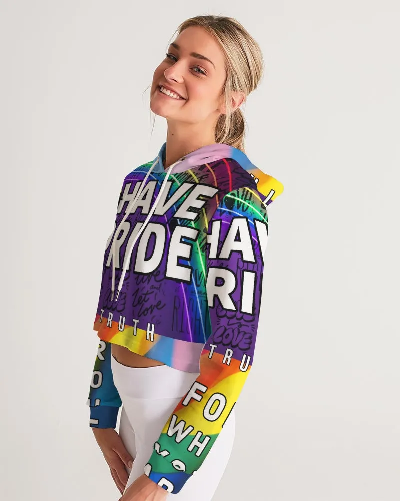 Have Pride Women's Cropped Hoodie