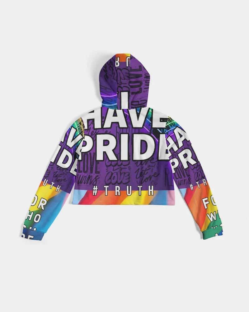 Have Pride Women's Cropped Hoodie