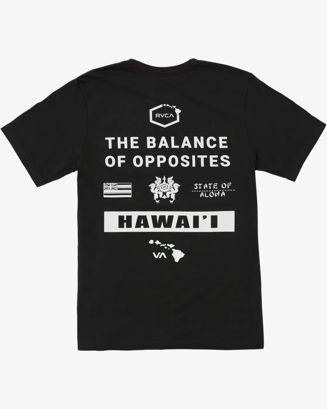 Hawaii All Brand Tee - Pirate Black