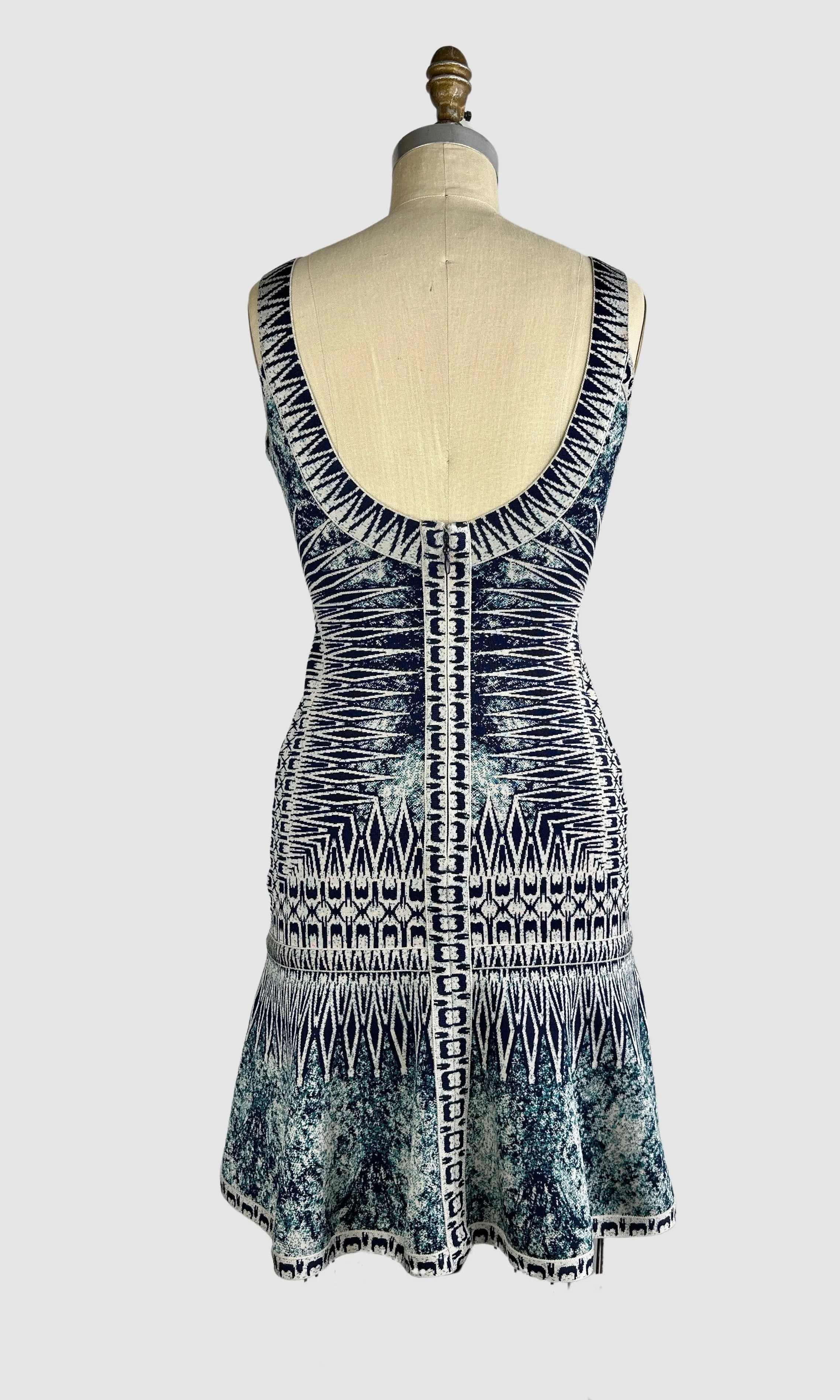 HERVE LEGER Ivana Mini Bodycon Dress • Medium