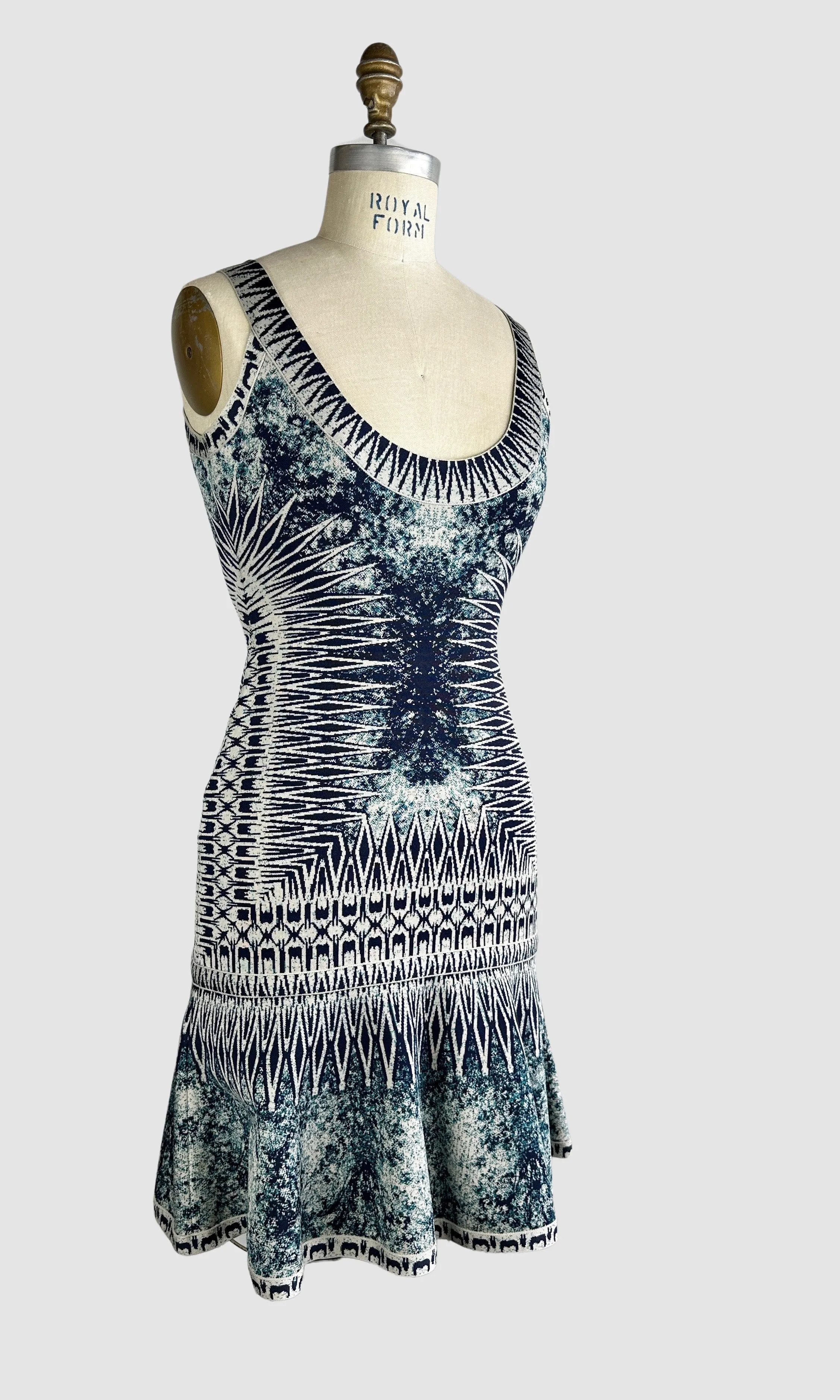 HERVE LEGER Ivana Mini Bodycon Dress • Medium